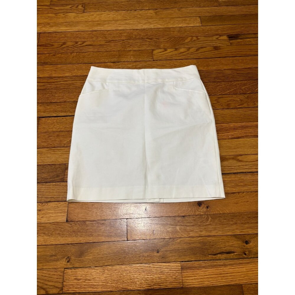 Banana Republic White Mini Skirt